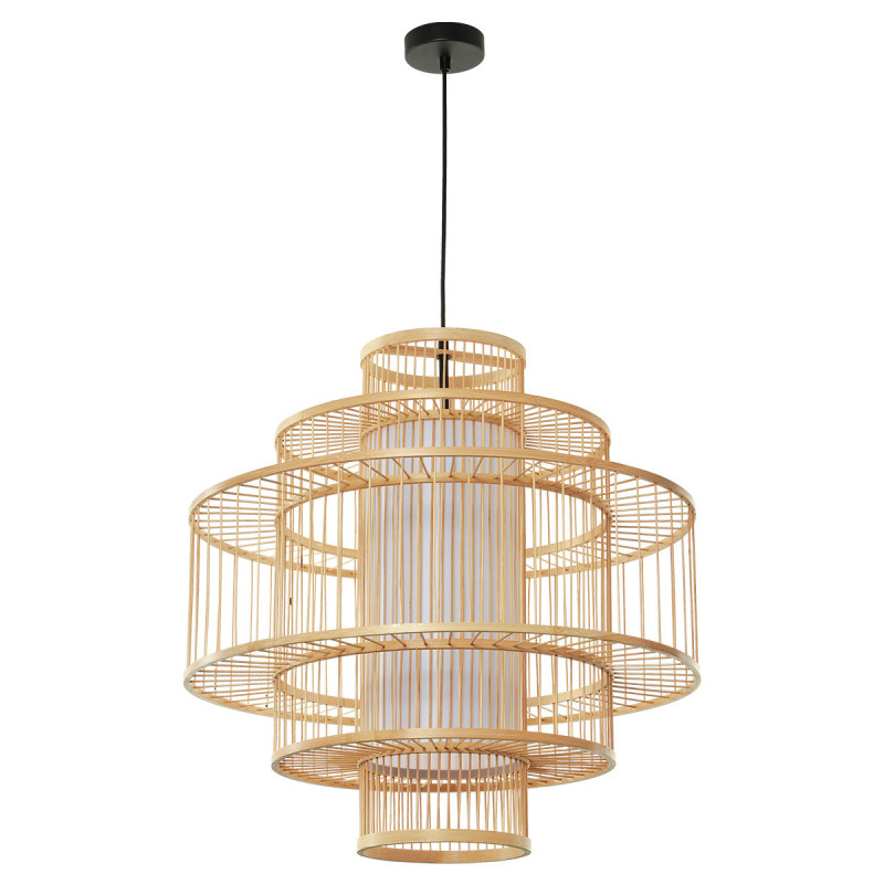 Lampa wisząca rattanowa 1xE27 LP-2026/1P
