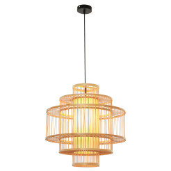 Lampa wisząca rattanowa 1xE27 LP-2026/1P
