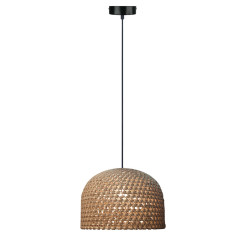 Rattanowa lampa wisząca 40 cm jasne drewno 1xE27 LP-2025/1P 40 cm