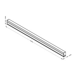 Moduł Geometric System New 60 cm LED 4000K LP-0209/1M 60CM 4K