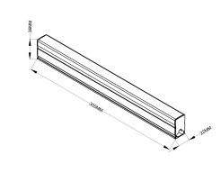 Moduł Geometric System New 30 cm LED 4000K LP-0209/1M 30CM 4K