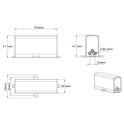 Łącznik I elektryczny do oświetlenia modułowego Geometric System New LP-0209 łącznik I