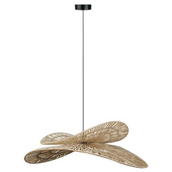 Rattanowa lampa wisząca naturalna 1xE27 LP-2704/1P NT