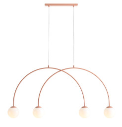 LAMPA WISZĄCA UNA 4 CORAL S