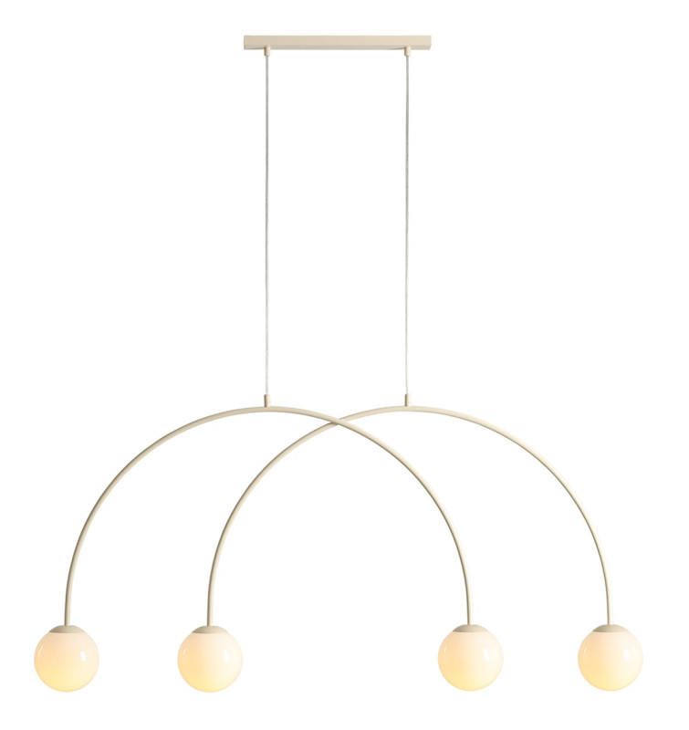 LAMPA WISZĄCA UNA 4 CREAM S