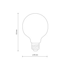 ŻARÓWKA E27 CLEAR 14 W 3000 K DIMMABLE 18015