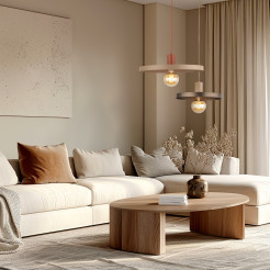 SILA SABIA BROWN 1XE27 LAMPA WISZĄCA 300 10757