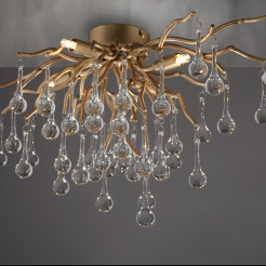 8090-11 ICICLE LAMPA SUFITOWA MOSIĄDZ