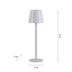 19250-16 EURIA LAMPA STOŁOWA BIAŁY