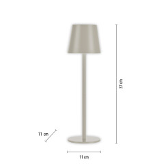 19250-40 EURIA LAMPA STOŁOWA SZARY