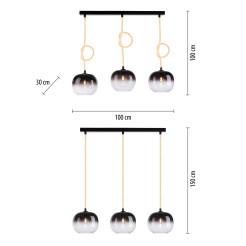 2411-18 LAMPA WISZĄCA LUMA