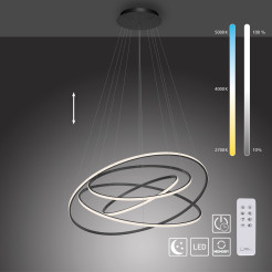 2124-13 TESSARA LAMPA WISZĄCA ANTRACYT