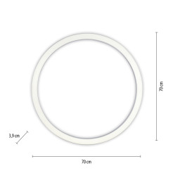 6306-95 PURE-LINES LAMPA SUFITOWA ALIMINIUM