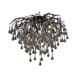 8091-18 ICICLE LAMPA SUFITOWA CZARNY