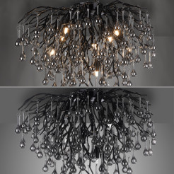 8091-18 ICICLE LAMPA SUFITOWA CZARNY