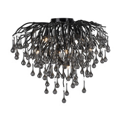8091-18 ICICLE LAMPA SUFITOWA CZARNY