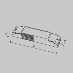 MAYTONI Akcesoria Zasilacze DALI 12W PSL-DL40-3CCT-150-300mA-DE