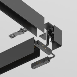 MAYTONI Komponenty do natynkowego systemu szynowego Accessories for tracks S35 TRA004CL-21B