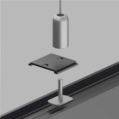 MAYTONI Komponenty do natynkowego systemu szynowego Accessories for tracks S35 TRA004HP-21B