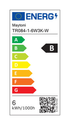 MAYTONI Ścieżka świetlna Basis Grid 6W LED 90lm 3000K 90 CRI  TR084-1-6W3K-W