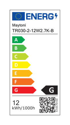 MAYTONI Ścieżka świetlna Basis LED 2700K 800lm TR030-2-12W2.7K-B