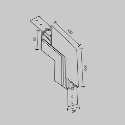 MAYTONI Komponenty do natynkowego systemu szynowego Accessories for tracks Exility TRA034ICL-41W