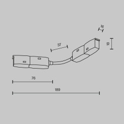 MAYTONI Akcesoria Accessories for tracks Exility TRA034CS-W-DE