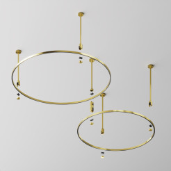 MAYTONI Natynkowy/zwieszany szynoprzewód Busbar trunkings Flarity TRX154-R-D800-BS
