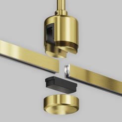 MAYTONI Elementy systemu szynowego Accessories for tracks Flarity  TRA156C-IPC1-BS