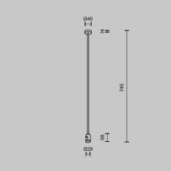 MAYTONI Elementy systemu szynowego Accessories for tracks Flarity  TRA159C-S1-BS