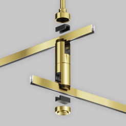 MAYTONI Elementy systemu szynowego Accessories for tracks Flarity  TRA158C-D1-BS