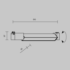 MAYTONI Ścieżka świetlna Basis Rot 24W LED 1540lm 3000K 90 CRI  TR104-1-24W3K-B-DE