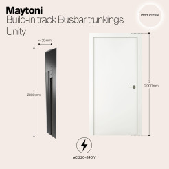MAYTONI Wbudowany szynoprzewód Busbar trunkings Unity TRX004-112B