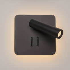 MAYTONI Lampa ścienna (kinkiet) Ios 176 9W LED 550lm 3000K 80 CRI  C175-WL-01-6W-B