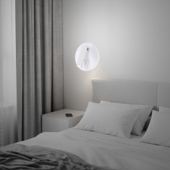 MAYTONI Lampa ścienna (kinkiet) Ios 176 9W LED 600lm 3000K 80 CRI  C176-WL-01-6W-W