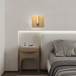 MAYTONI Lampa ścienna (kinkiet) Ios 176 9W LED 550lm 3000K 80 CRI  C175-WL-01-6W-MG