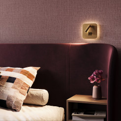 MAYTONI Lampa ścienna (kinkiet) Ios 176 9W LED 550lm 3000K 80 CRI  C175-WL-01-6W-MG