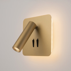 MAYTONI Lampa ścienna (kinkiet) Ios 176 9W LED 550lm 3000K 80 CRI  C175-WL-01-6W-MG