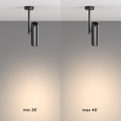 MAYTONI Spot reflektor sufitowy 1punktowy Natynkowy Elti 10W GU10 C020CL-01B
