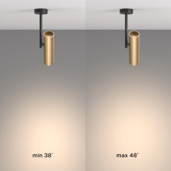 MAYTONI Spot reflektor sufitowy 1punktowy Natynkowy Elti 10W GU10 C020CL-01GB