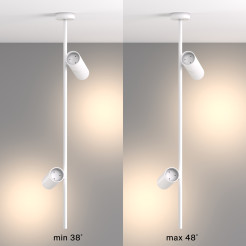 MAYTONI Spot reflektor sufitowy 2punktowy Natynkowy Elti 10W GU10 C021CL-02W
