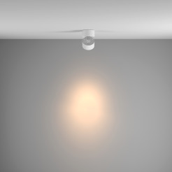 MAYTONI Spot reflektor sufitowy 1punktowy Natynkowy Obrotowy Yin 15W LED 1020lm 3000K 90 CRI Dimmable C084CL-15W3K-D-W