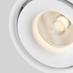 MAYTONI Spot reflektor sufitowy 1punktowy Natynkowy Obrotowy Yin 15W LED 1020lm 3000K 90 CRI Dimmable C084CL-15W3K-D-W
