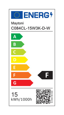 MAYTONI Spot reflektor sufitowy 1punktowy Natynkowy Obrotowy Yin 15W LED 1020lm 3000K 90 CRI Dimmable C084CL-15W3K-D-W