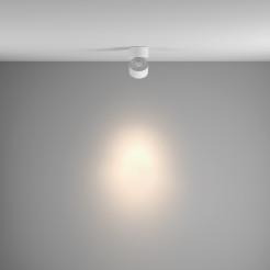 MAYTONI Spot reflektor sufitowy 1punktowy Natynkowy Obrotowy Yin 15W LED 1120lm 4000K 90 CRI C084CL-15W4K-W