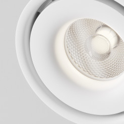 MAYTONI Spot reflektor sufitowy 1punktowy Natynkowy Obrotowy Yin 15W LED 1120lm 4000K 90 CRI C084CL-15W4K-W