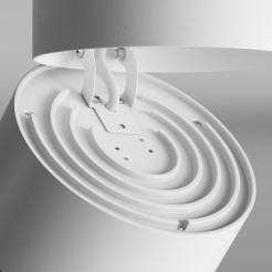 MAYTONI Spot reflektor sufitowy 1punktowy Natynkowy Obrotowy Yin 15W LED 1060lm 4000K 90 CRI Dimmable C084CL-15W4K-D-W