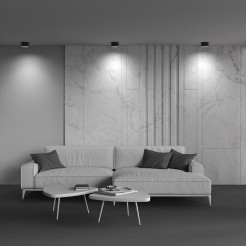 MAYTONI Spot reflektor sufitowy 1punktowy Natynkowy Vega 15W LED 1020lm 3000K 90 CRI C089CL-15W3K-B