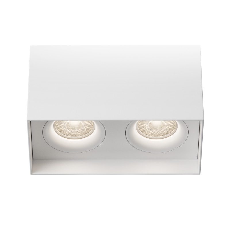 MAYTONI Spot reflektor sufitowy 2punktowy Natynkowy Slim 10W GU10 C015CL-02W