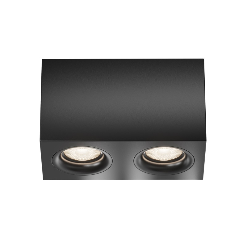 MAYTONI Spot reflektor sufitowy 2punktowy Natynkowy Slim 10W GU10 C013CL-02B